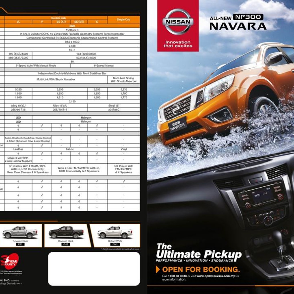 NP300 Navara Presale Leaflet Final