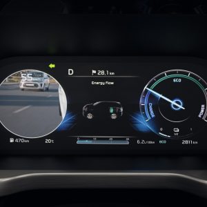 All-New Kia Sorento Shows Your Blind Spot in the Speedometer