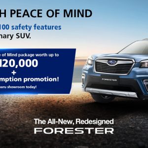 Buy a Subaru Forester or XV Now, Get Goodies Worth up to RM20,000