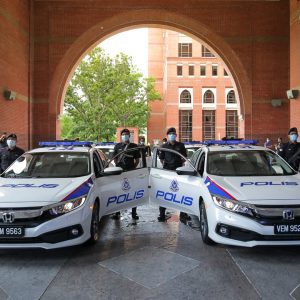 PDRM Get New Honda Civic 1.8S Patrol Cars