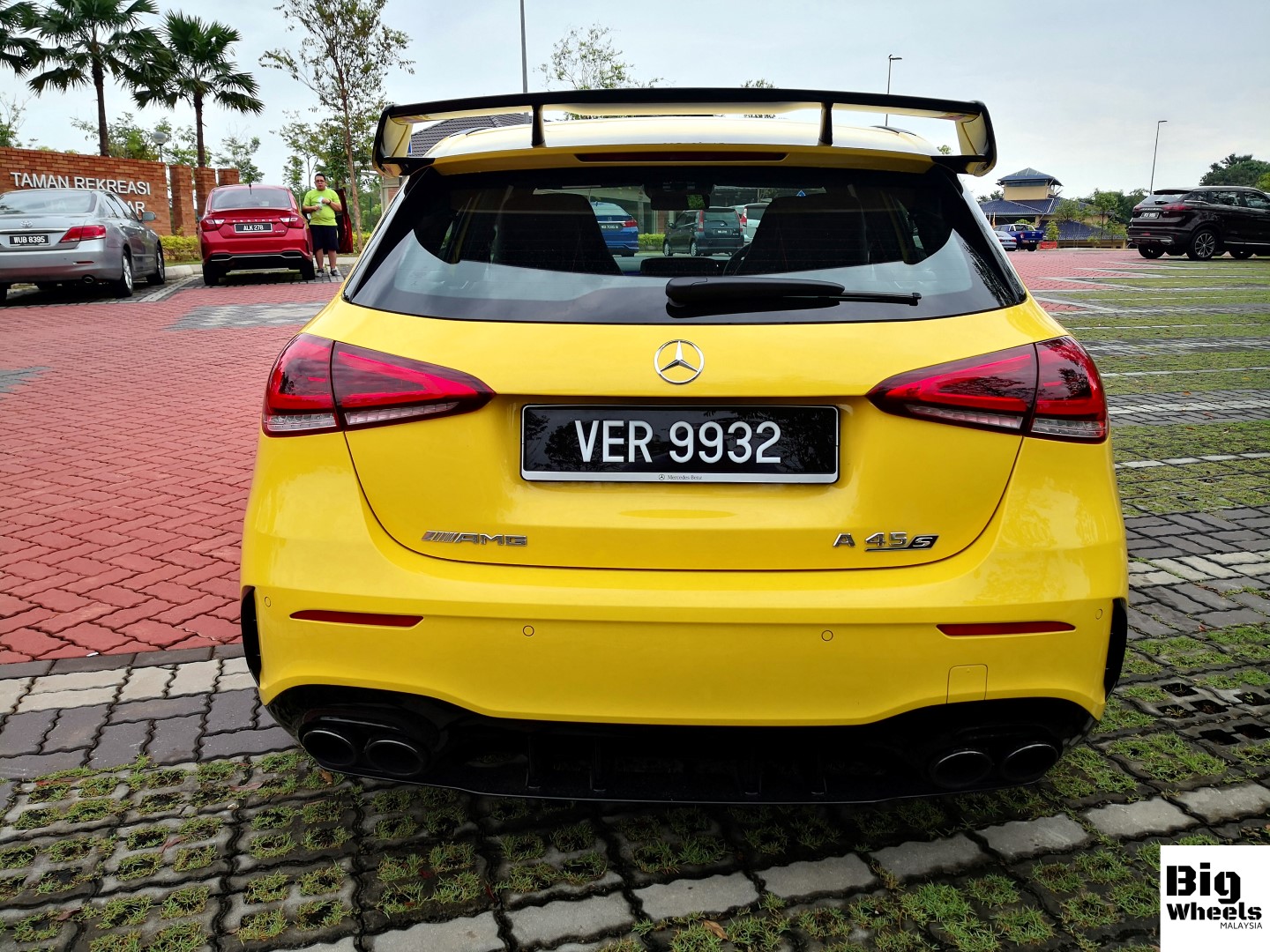 mercedes-amg a45s review rear