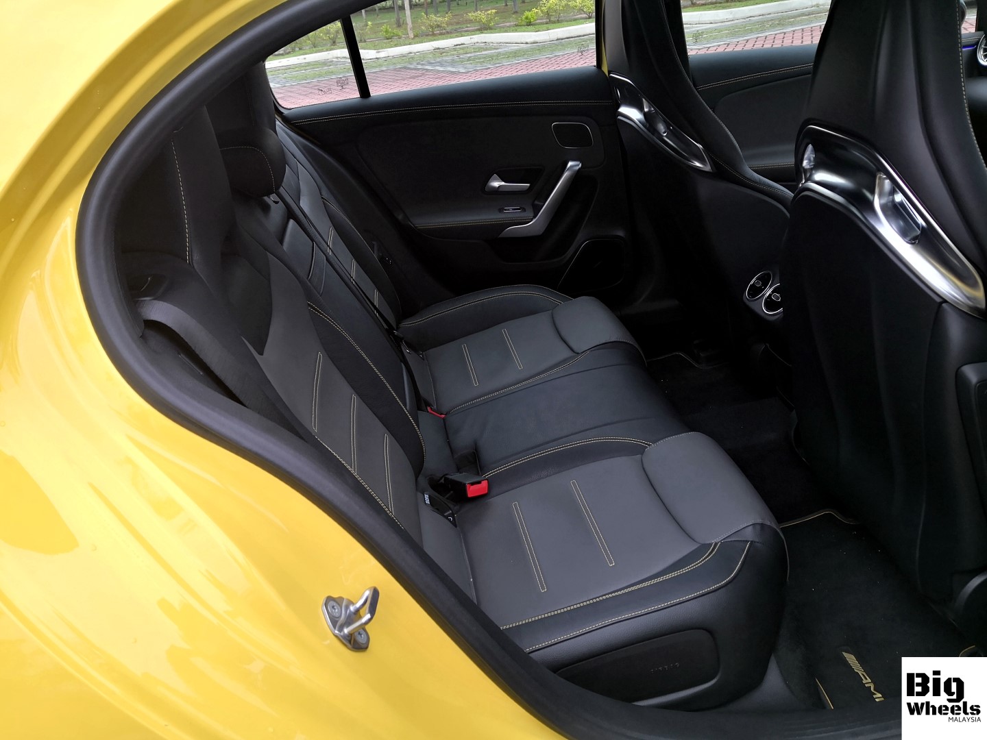 mercedes-amg a45s rear seats