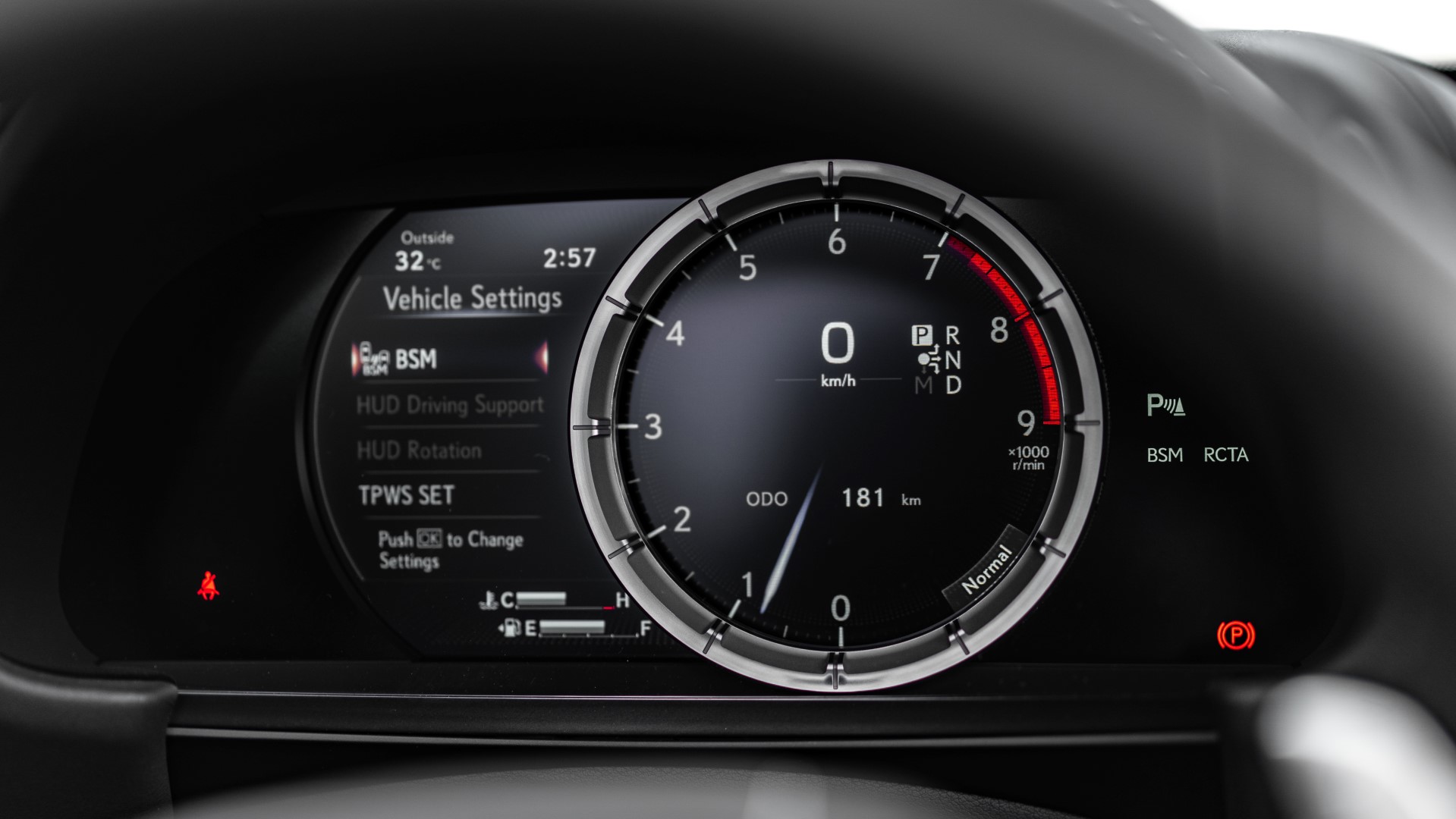 2020 Lexus LC 500 Convertible Instrument Panel