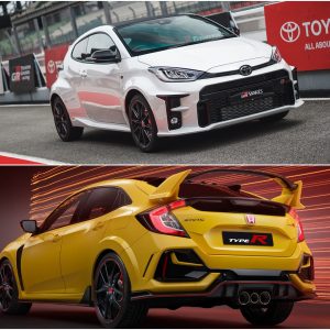 toyota gr yaris vs honda civic type r