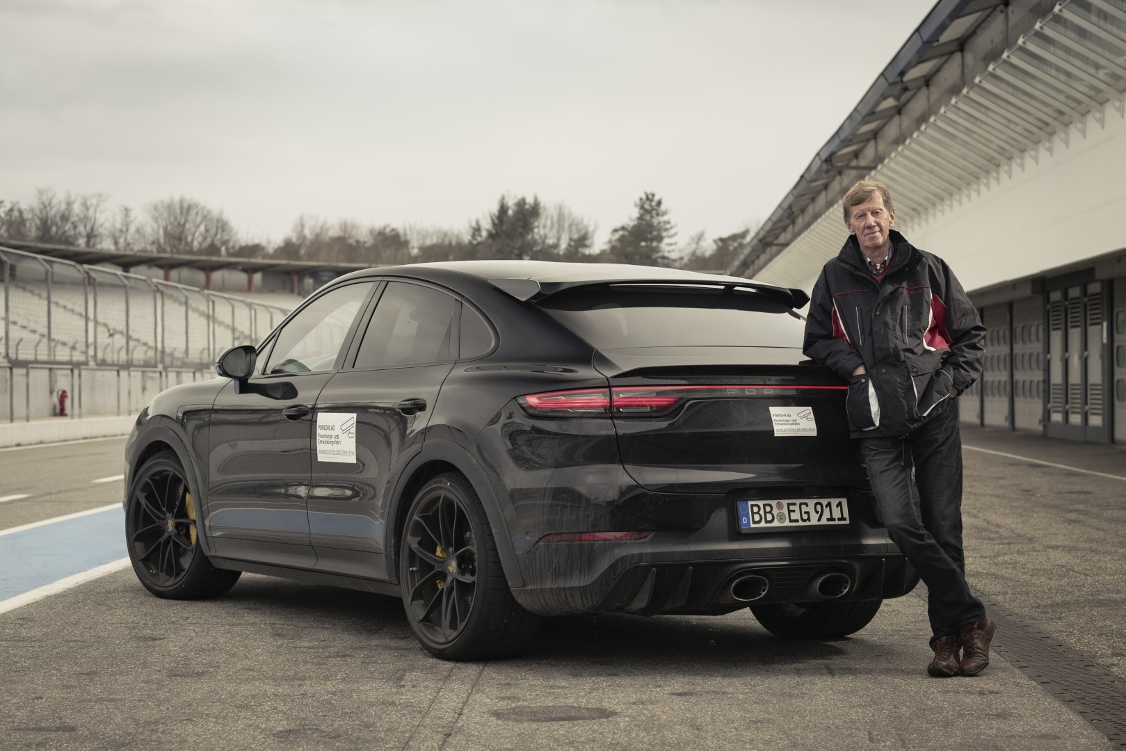 Walter Rohrl Porsche Cayenne Coupe