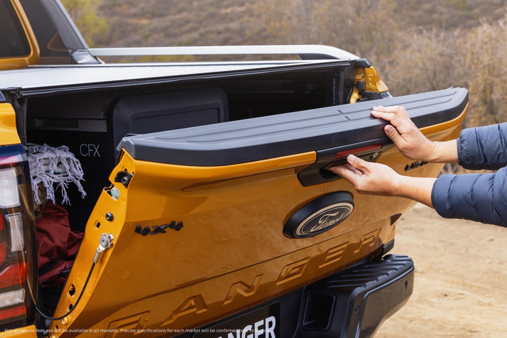 2022 Ford Ranger tailgate