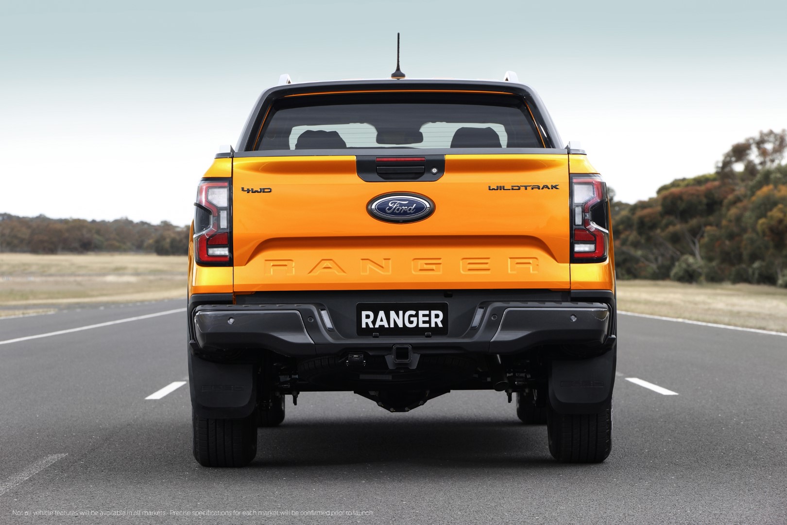 2022 Ford Ranger rear