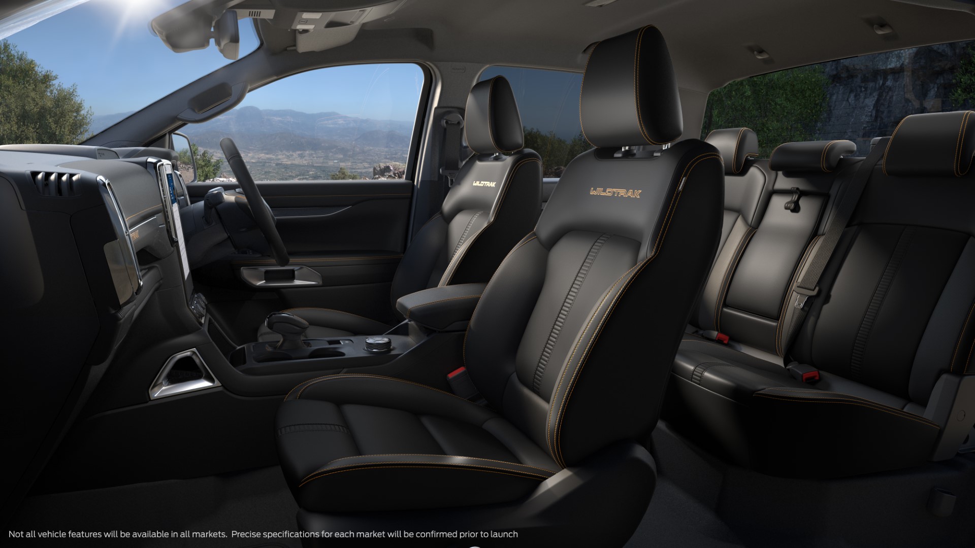 2022 Ford Ranger seats