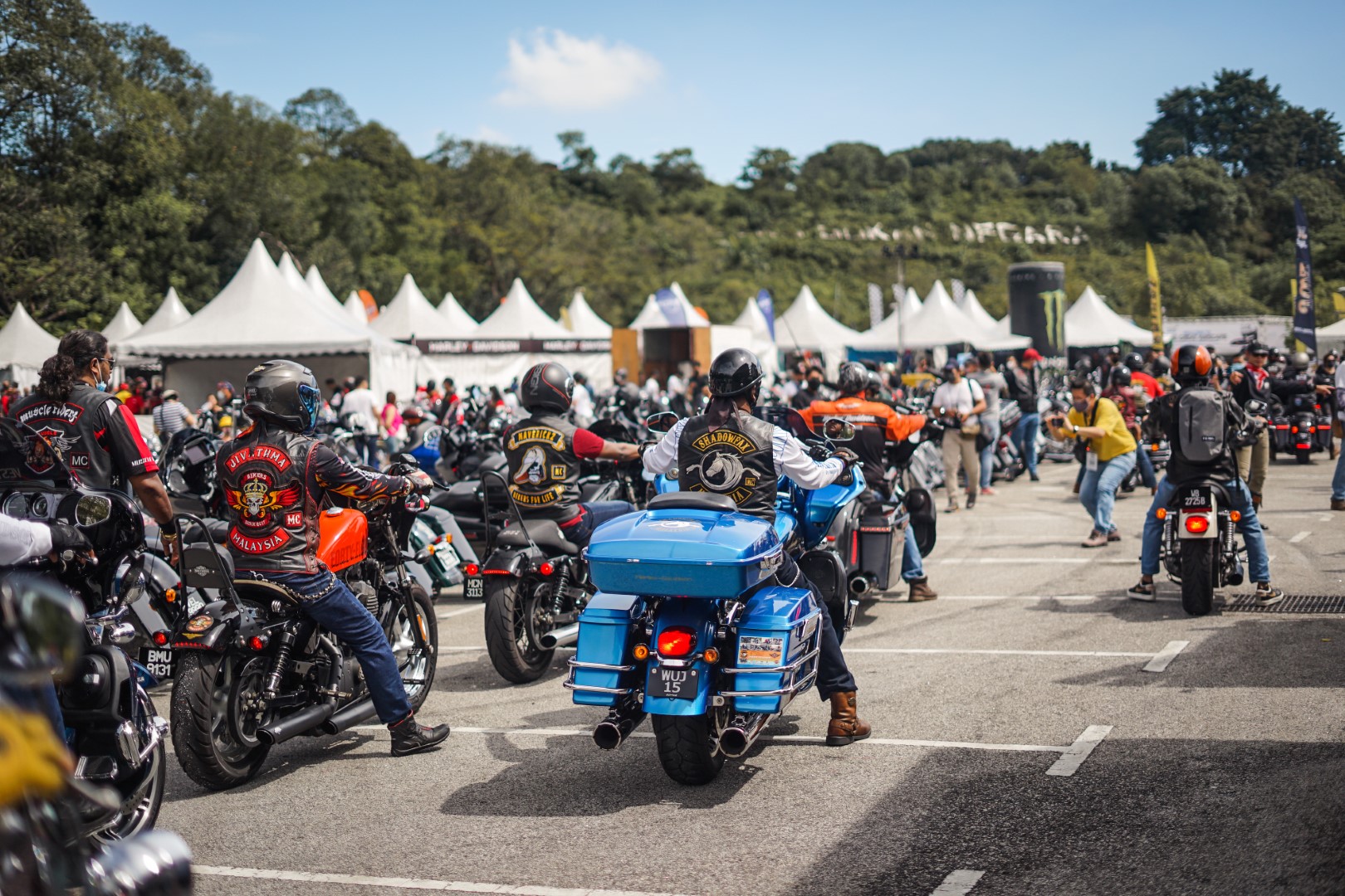Harley-Davidson gathering