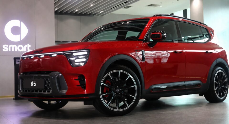 smart #5 brabus laser red