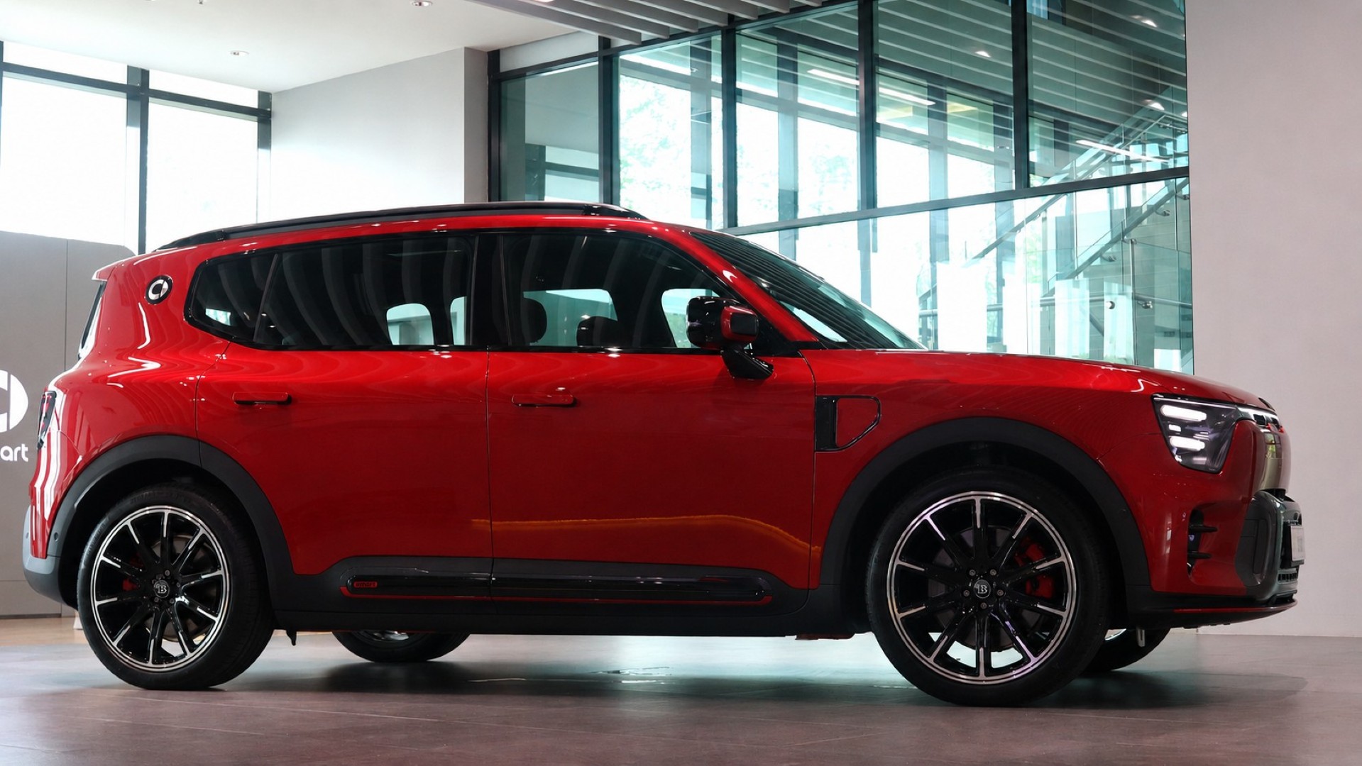 smart #5 brabus laser red