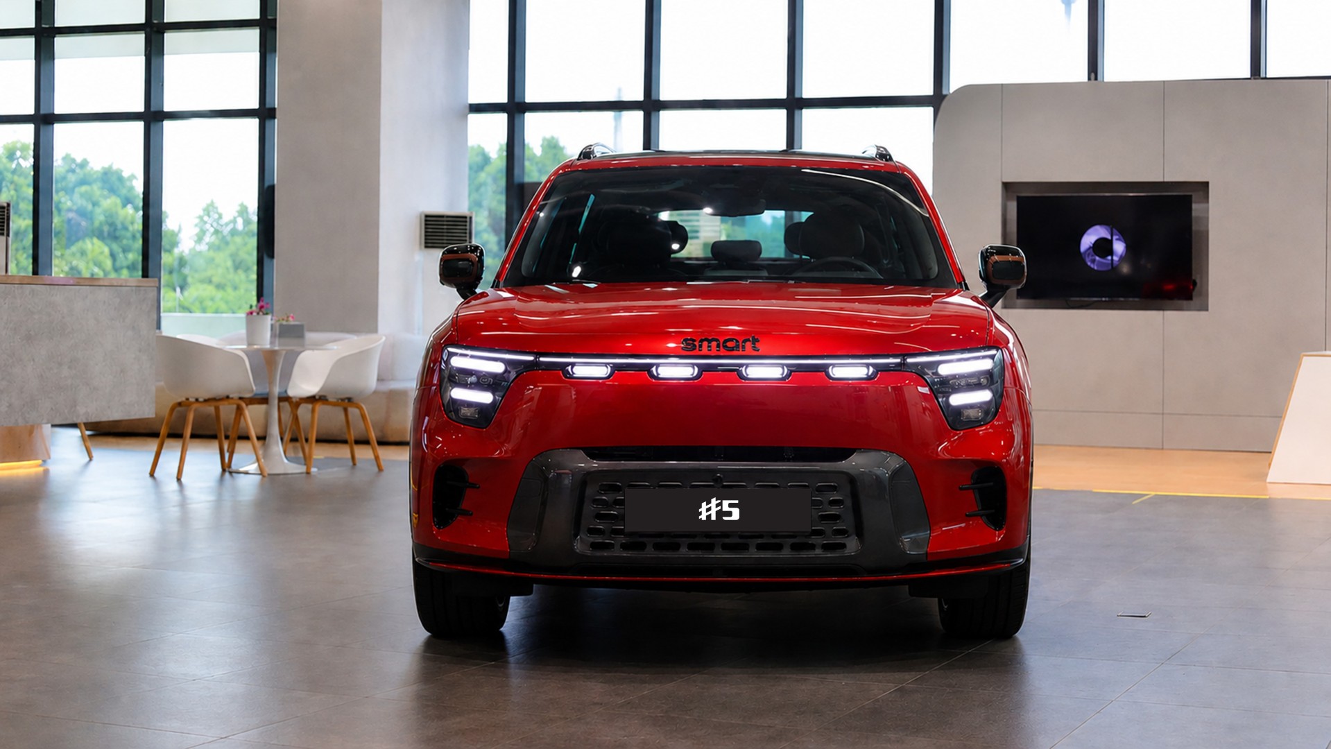 smart #5 brabus laser red